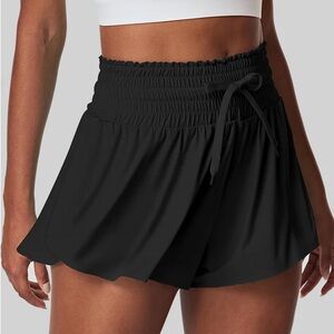Super soft flare shorts with built ins underneath size small new with tags NWT